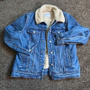 Old Navy Sherpa lined Jean jacket